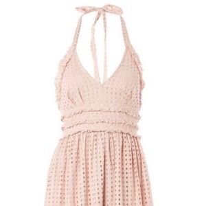 Light pink midi dress